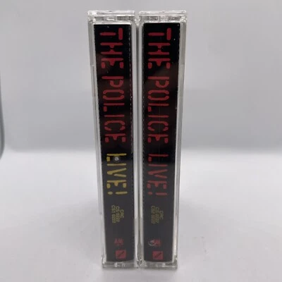 The Police (2 Cassette Tape Lot) LIVE 1 & 2 Synchronicity. 1995 Sting, Copeland - Image 1 of 4
