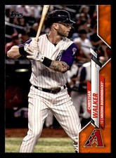 2020 Topps Orange /99 #493 Christian Walker - Arizona Diamondbacks