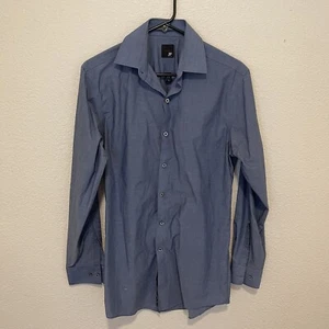 JF J Ferrar Modern Fit Long Sleeve Button Down Shirt Mens - Picture 1 of 3