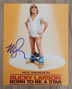 Nick Swardson Signed Bucky Larson Born To Be A Star 8x10 Photo Grandma's Boy RAD - Picture 1 of 2