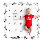 Organic Baby Monthly Milestone Blanket Boy or Girl