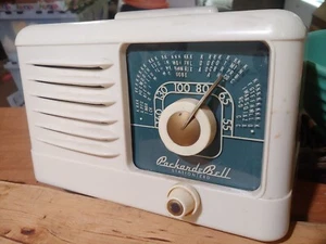 1949 PACKARD BELL Stationized Dial Tube Radio by Primeau Music Parts, Has Buzz - Picture 1 of 6