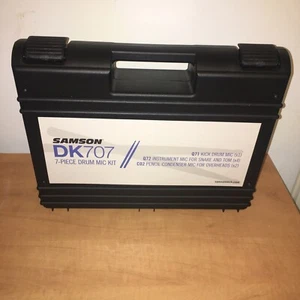 Samson DK707 Drum Microphone Travel Gig CASE Kit 7 Mic Fits Q71 Q72 CO2 C02 Mics - Picture 1 of 5