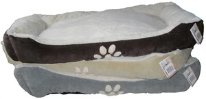 Hundebett Haustierbett XL 75 x 58 x 19 cm versch. Farben Hundekissen Hundekorb - Bild 1 von 11