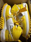 Size 9.5 - Nike Off-White x Air Force 1 SP Leather Mid Varsity Maize