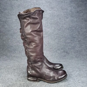 Stivali AS 98 Teagan donna taglia EU 39 US 8 marroni al ginocchio zip alti equitazione - Foto 1 di 23