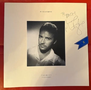 VINTAGE ULTRAVOX MIDGE URE SIGNED & DEDICATED TOUR PROGRAMME THE GIFT 1985 - Imagen 1 de 7