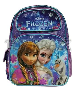 DISNEY'S FROZEN BACKPACK! PURPLE COLORFUL SNOW GIRL SCHOOL BOOK BAG OLAF 16" NWT - Picture 1 of 4