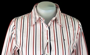 TOMMY HILFIGER Womans PalePink L/S EVENING SHIRT Stretch - S - UK10 - EU38 - £89 - Picture 1 of 12