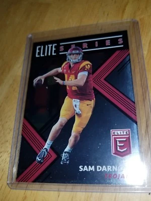 SAM DARNOLD 2018 Panini Elite Draft Picks ELITE SERIES Insert RC #1 USC Trojans - Image 1 of 2