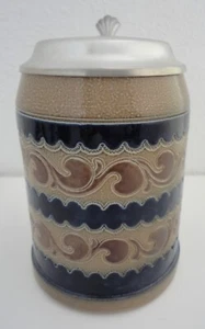 Goebel Merkelbach Salzglasur Stoneware Beer Stein w/ Lid - Picture 1 of 3