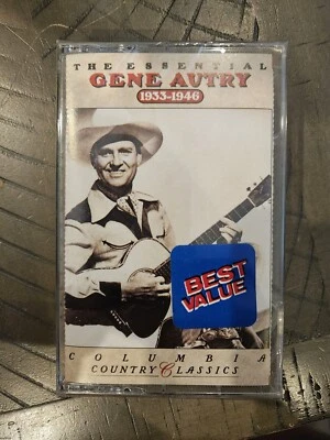 New Sealed Cassette GENE AUTRY: The Essential Gene Autry 1933-1946 Cassette Tape - Image 1 of 2