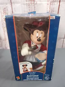 1998 Santas Best Vintage Minnie Mouse Christmas Ornament EZ Light Tested Works - Picture 1 of 15