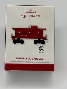 Decorazione Hallmark Keepsake - Lionel 6017 Caboose - 2013 - Foto 1 di 2