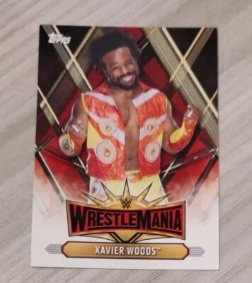 2019 Topps WWE Road to WrestleMania 35 Roster #WM-36 Xavier Woods Wrestling Card - Image 1 of 2