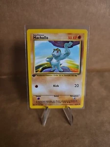 1st Edition Machollo 52/102  German Base Set Pokemon NM  - Picture 1 of 3