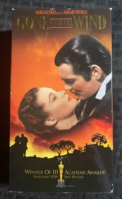 1998 GONE WITH THE WIND BOX SET MGM Home Video VHS 3 Hr 55 Mins  - Image 1 of 2