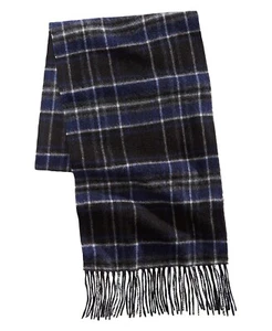 NEW CLUB ROOM NAVY 100% CASHMERE MEN'S SCARF $120 - Picture 1 of 3