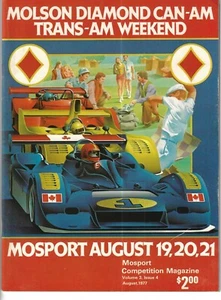 1977 Mosport Can-Am, Trans-Am race program with entry list insert - Picture 1 of 9