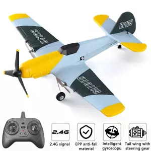 BF109 RC Plane 2.4G 3CH EPP Foam Remote Control Fighter Fixed Wingspan Glider - Picture 1 of 12
