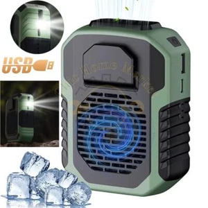 Portable Waist Fan Clip On 6000mAh Rechargeable Personal Cooling Neck Shirt Fan - Picture 1 of 12