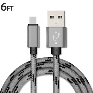 6FT USB Cable Type C Fast Charger For Samsung Galaxy S8 S9 S10 S20 Note 9 10 20 - Picture 1 of 8