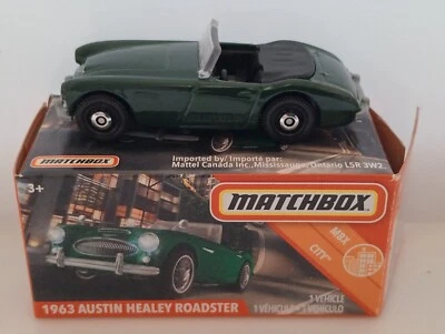 Matchbox Superfast Power Grab / MB 1083 - '63 Austin Healey - Green - Model Car - Image 1 of 4