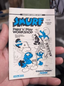 Schlumpf Paint n Play Workshop für ColecoVision & Adam Computersystem nur Handbuch - Bild 1 von 3