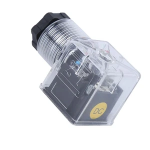 5Pcs Solenoid Coil Plug Hydraulic Valve Transparent Voltage Universal DC24 ♫ - Picture 1 of 12