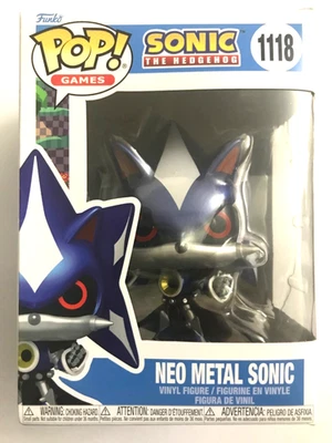 “Sonic the Hedgehog” Neo Metal Sonic, Funko Pop #1118 Nuevo Foto 1 de 3