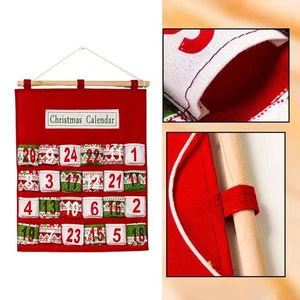 Practical Home Storage Bag Christmas Countdown Decorative Memorable Moment - Picture 1 of 10