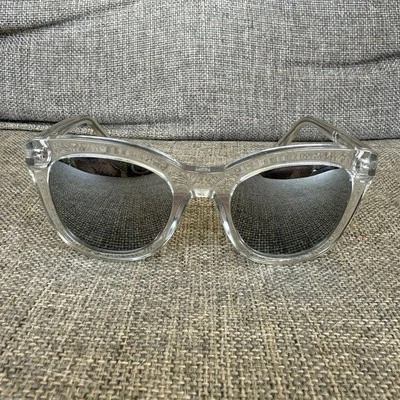 Gafas de sol cuadradas de diseñador J.CREW H8908 marco de acetato de cristal lentes espejadas Foto 1 de 4