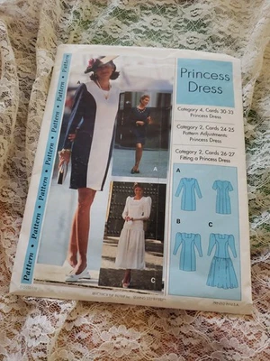 Vtg Step By Step Princess Dress Sewing Pattern, Unused, 1993 - Image 1 of 3