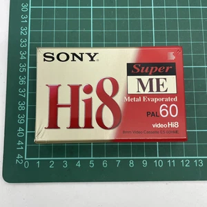 Sony Hi8 ME 60 Super Recordable Cassette Tape Metal PAL Brand New & Sealed NOS - Bild 1 von 9