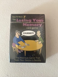 Games for Geezers The Losing Your Memory Card Game 2006 Neu & Sealed - Bild 1 von 2
