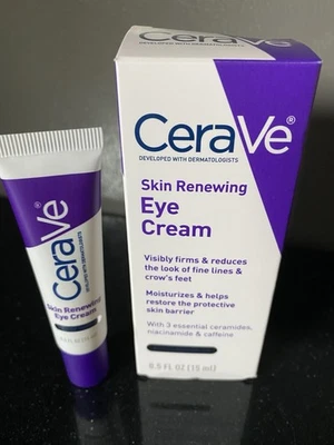 Crema de ojos renovadora de piel CeraVe 0,5 oz nueva en caja Foto 1 de 3