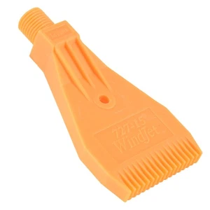 Ugello piatto soffiaggio aria singolo foro ABS filettato maschio 1/4BSP giallo L4N69476 - Foto 1 di 9