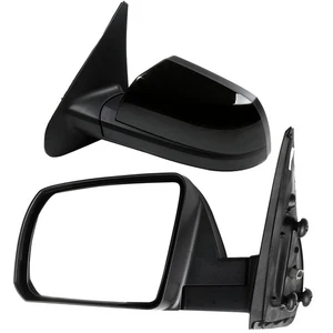 For 2007-2016 Toyota Tundra Black Power Heated Side Manual Fold Mirrors Pair - Bild 1 von 8