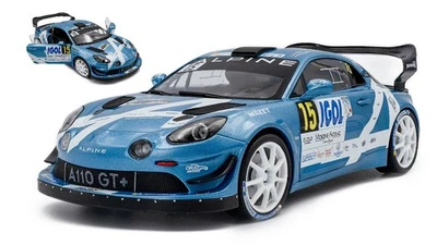 MODELLINO AUTO STATICO SOLIDO ALPINE A110 RGT RALLY MONT BLANC 2024 ASTIER 1/18 - Immagine 1 di 4