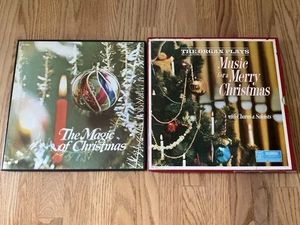 Lot OF 2 VINTAGE CHRISTMAS HOLIDAY BOX SETS VARIOUS ARTISTS 7 LPs EX to NM #1 - Picture 1 of 8