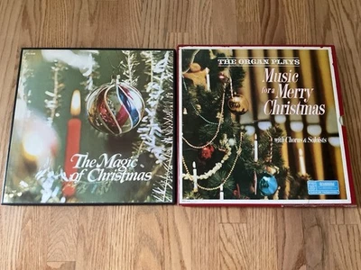 Lot OF 2 VINTAGE CHRISTMAS HOLIDAY BOX SETS VARIOUS ARTISTS 7 LPs EX to NM #1 - Image 1 of 4
