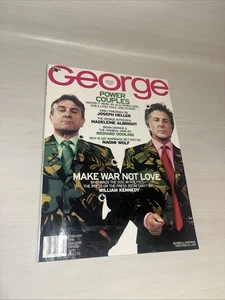 George Magazine February 1998 Robert De Niro and Dustin Hoffman - Picture 1 of 4