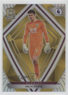 2020-21 Panini Chronicles Spectra Premier League Gold Prizm 6/10 Nick Pope #6 - Image 1 of 3
