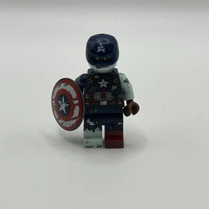 LEGO Marvel Studios - Capt AMERICA Zombie minifigure - 71031 - What if? series - Picture 1 of 3