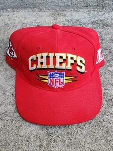 Cappello da calcio vintage Kansas City Chiefs logo atletica diamante snapback proline - Foto 1 di 4