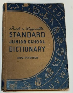 1940 Funk & Wagnalls Junior School Dictionary Vintage Hardcover Book - Imagen 1 de 6