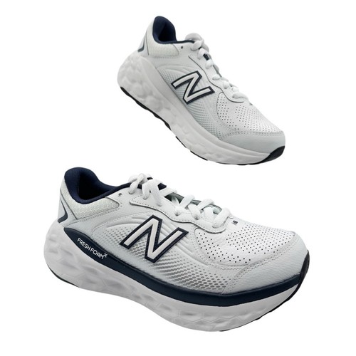 New Balance Fresh Foam X 840F White Team Navy Sneakers da passeggio uomo larghe 7 5