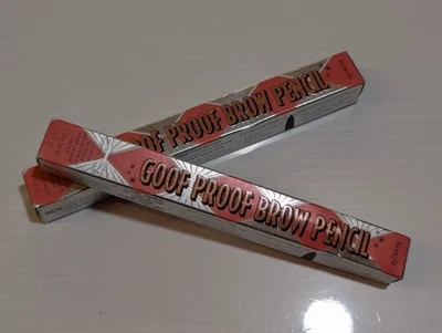 Benefit Cosmetics: Goof Proof Brow Pencil (Full Size) Warm Black-Brown NEW w BOX - Image 1 of 3