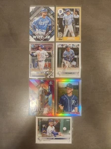 Bobby Witt Jr. 7 Karten Rookie Lot - Topps Fire, 1987 35th Anniversary, Bowman... - Bild 1 von 24