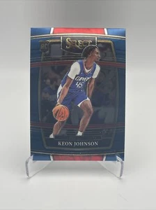 2021-22 PANINI SELECT KEON JOHNSON CONCOURSE BLUE PRIZM ROOKIE RC #40 NM - Picture 1 of 2